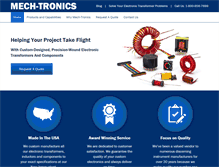 Tablet Screenshot of mech-tronics.net